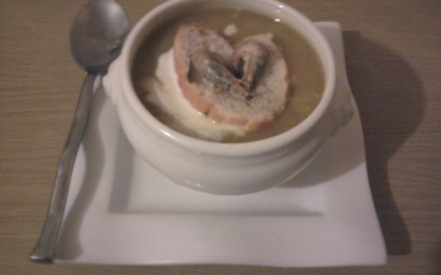 Soupe de crevettes potiron-courgette