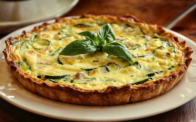 Quiche à la ricotta et à la courgette