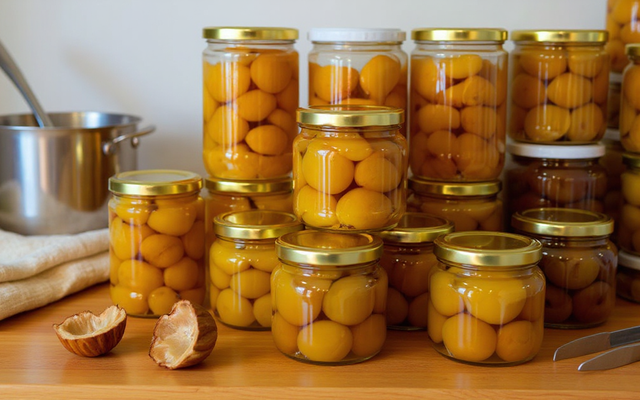 Bocal de châtaignes