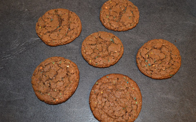 Cookies chocolat et M&M's au délimix