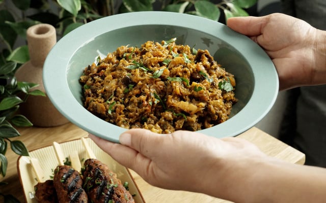 caviar d'aubergine à la marocaine