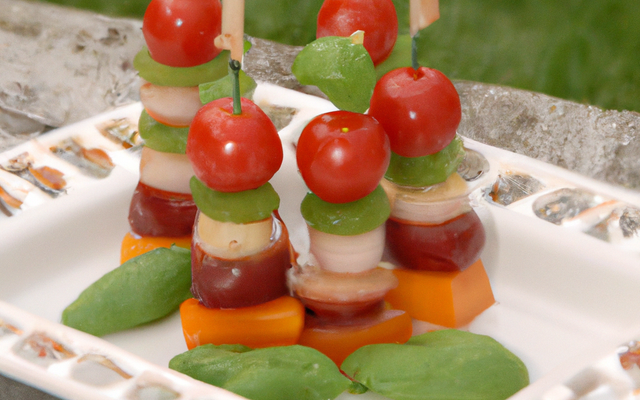 brochette apéritive estivale
