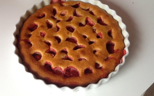 Gâteau aux fraises simple et rapide