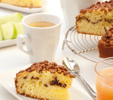 Biscuit de savoie au riz soufflé au chocolat