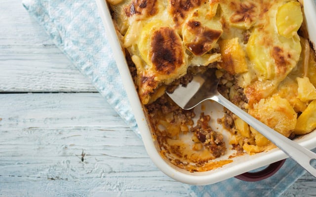 Moussaka de courgettes et pommes de terre