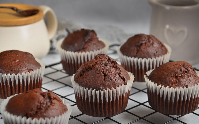 Muffins au chocolat et marrons au Thermomix