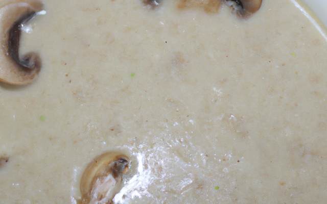 Velouté de champignons classique