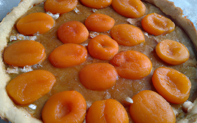 Tarte aux abricots et aux calissons