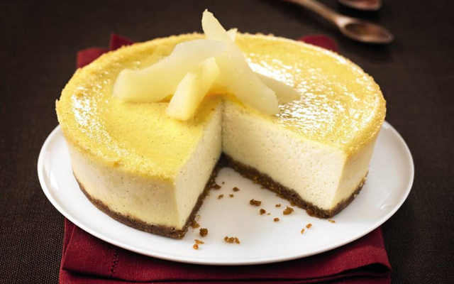 Cheese-cake à la poire