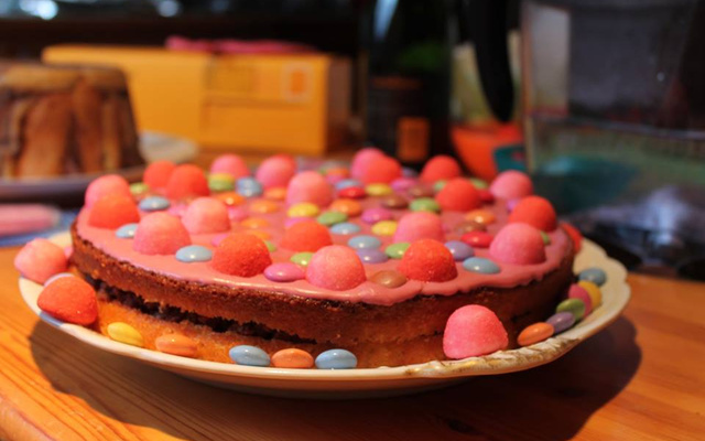 Gâteau au yaourt pour un anniversaire