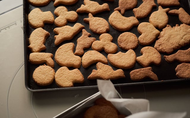 Sablés à la farine de châtaignes