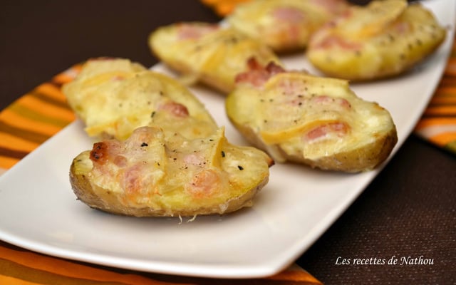 Pommes de terre façon "tartiflette" pour l'apéro