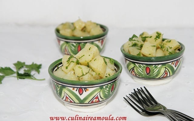 Salade de pommes de terre à la marocaine