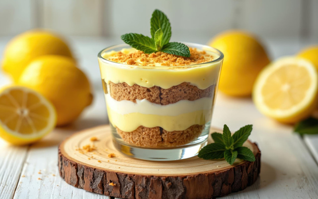 Tiramisu au citron et Limoncello italien