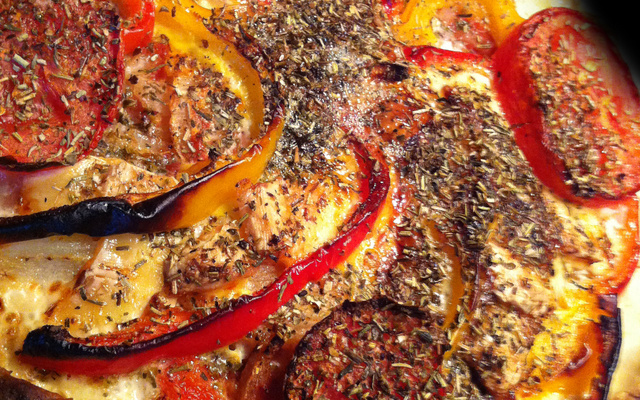 Pizza "la chèvre voit rouge"