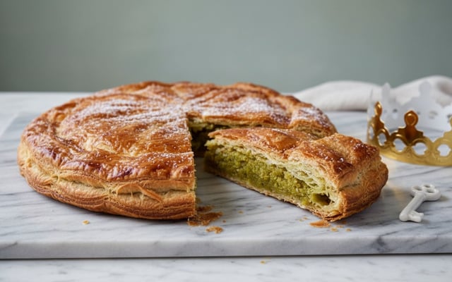 Galette des rois à la pistache