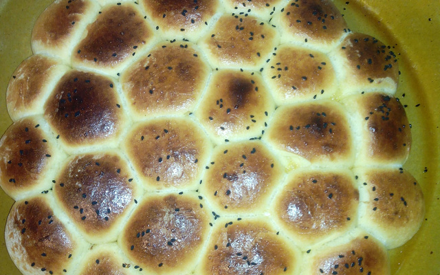 Nid d'abeille à la semouline