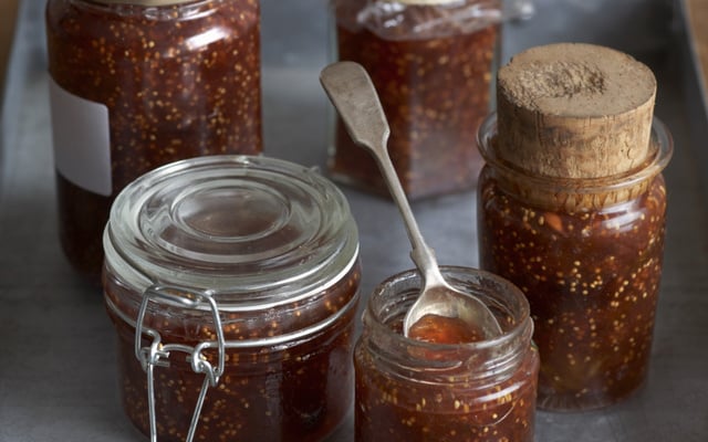 Confiture de figues à l'orange