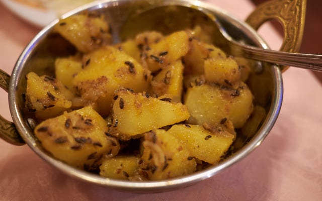 Recette indienne végétarienne Jeera Aloo