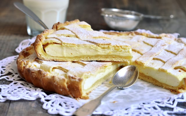 Crostata di ricotta ou tarte à la ricotta