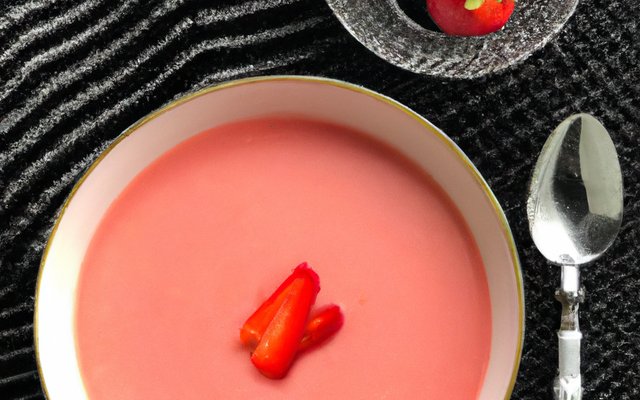 Soupe de fraises maison