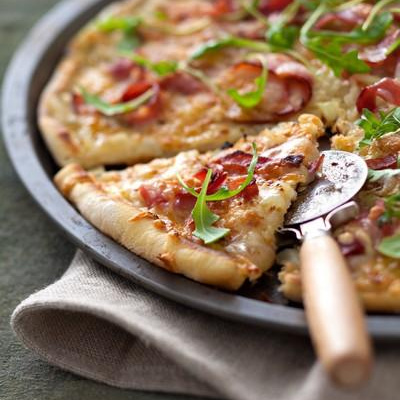 Pizza au jambon fumé et Sublime Filante