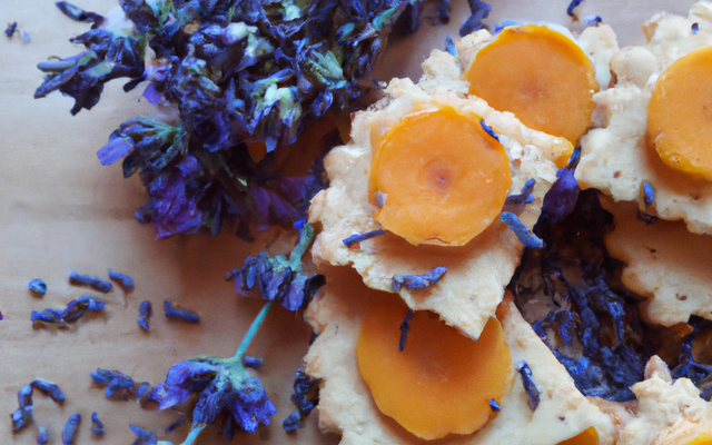 Sablés abricots lavande