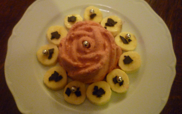 Une rose " bavaroise " à la framboise