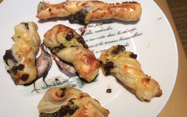 Torsades Suisses à la crème pâtissière et aux pépites de chocolat