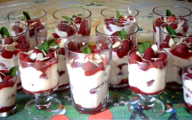 Tiramisu gourmand aux fruits rouges