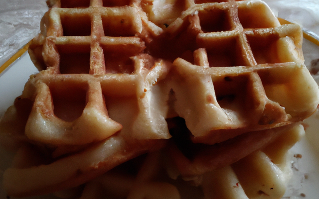 Gauffre à la fourme d'Ambert