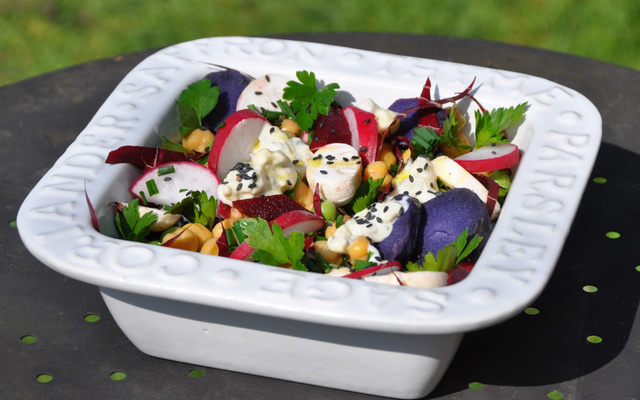 Salade à la Fourme d'Ambert