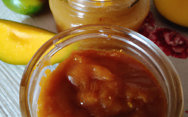 Chutney de mangues piment et gingembre