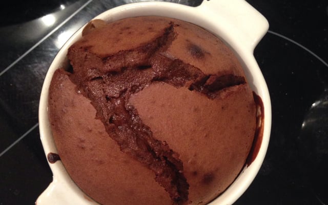 Fondant cœur chocolat