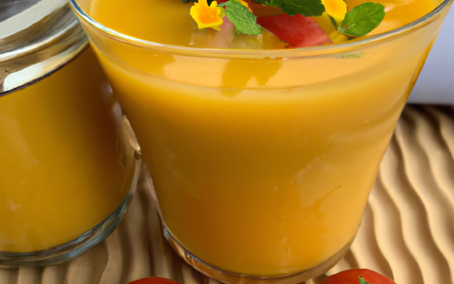 Gaspacho tout jaune