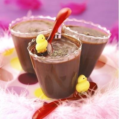 Crème au chocolat à la cassonade