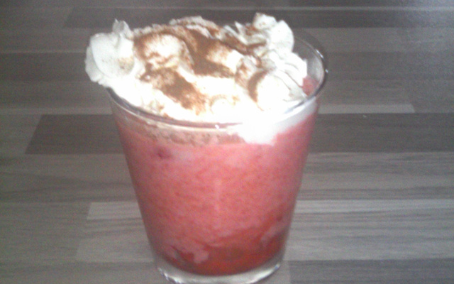 Mousse à la fraise économique