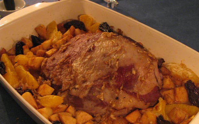 Épaule d'agneau confite