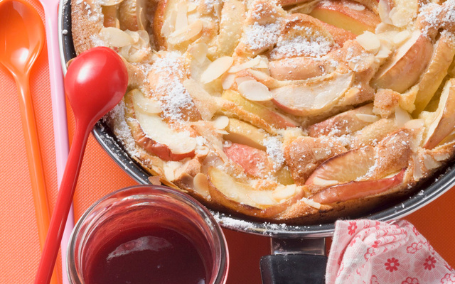 Crêpe-gâteau aux pommes