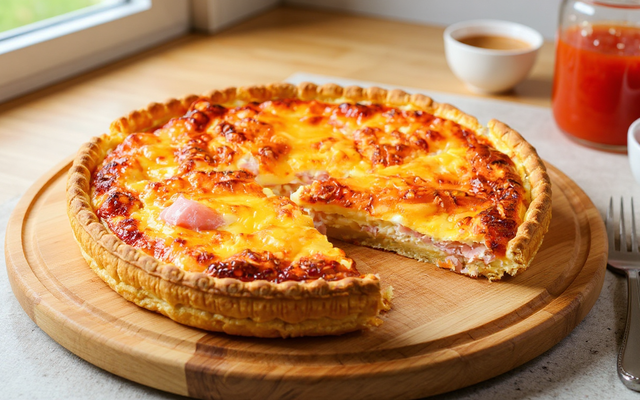 Pizza feuilletée