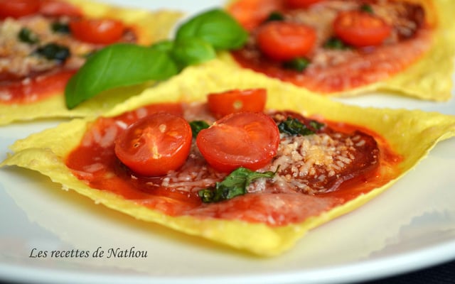 Minis-pizzas lasagnes