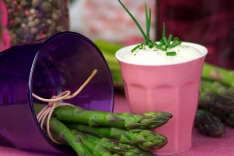 Sauce mousseline pour asperges