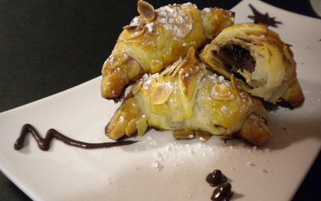 Mini croissants choco/framboise