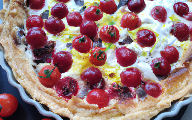 Tarte au thon-cerise