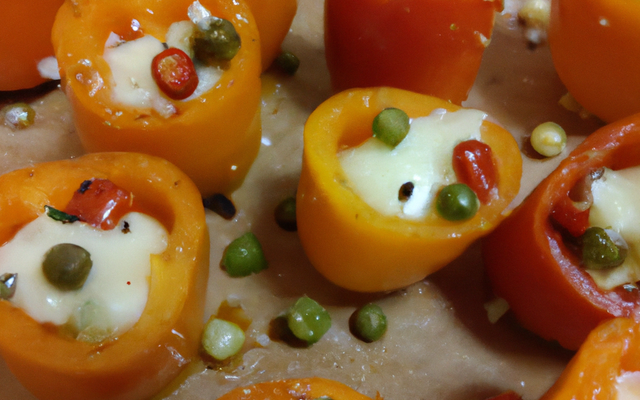 Petits pilons aux poivrons