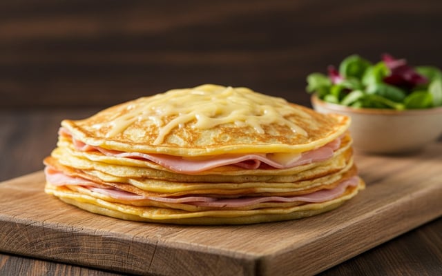 Crêpes au jambon facile