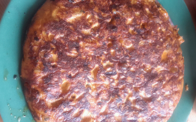 Tortilla de pommes de terre oignon et chorizo