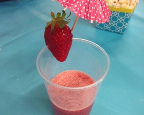 Cocktail à la fraise