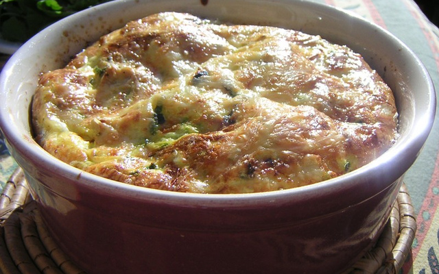 Clafoutis aux courgettes