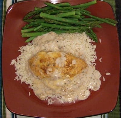 Filet mignon de veau gratiné au chaource